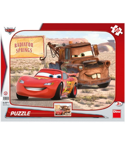 Imagine Puzzle - Peripetii cu Lightning McQueen (12 piese)