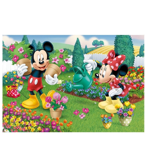 Imagine Puzzle 2 in 1 - Minnie la treaba (77 piese)