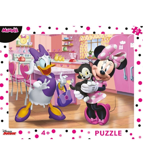 Imagine Puzzle cu rama - Minnie (40 piese)