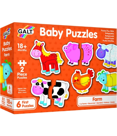 Imagine Baby Puzzle: Ferma (2 piese)