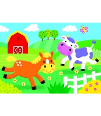 Imagine Set 4 puzzle-uri - Animalute (2, 3, 4, 5 piese)