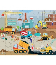 Imagine Puzzle (30 piese) cu carte - Vehicule