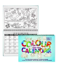 Imagine Carte de colorat - Calendarul meu