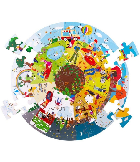 Imagine Puzzle de podea 360° - Anotimpurile