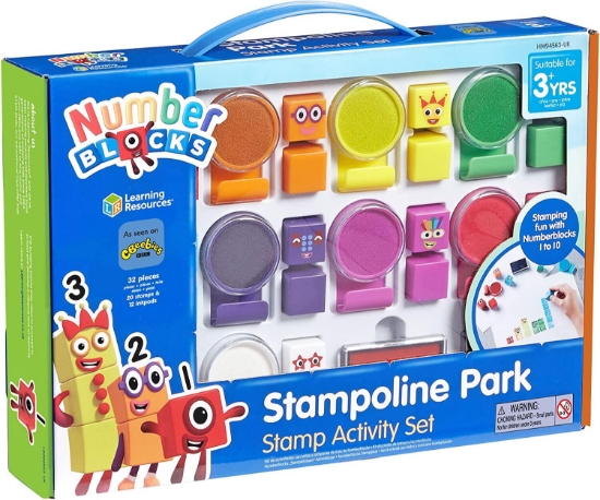 Imagine Set activitati cu stampile - Numberblocks