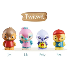 Imagine Set figurine- Familia de pasari Twitwit