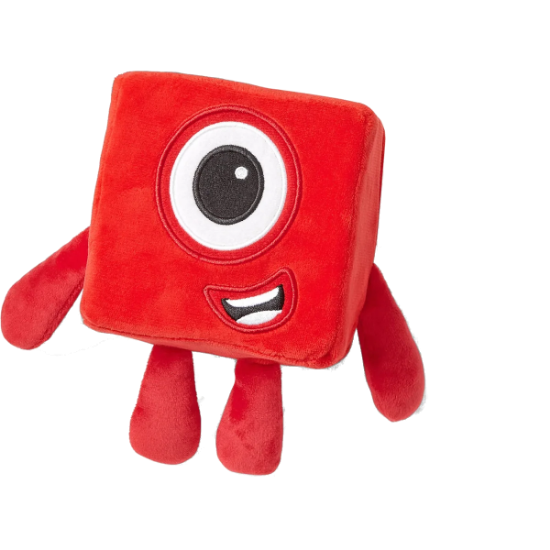 Imagine Mascota din plus Numberblocks - Unu