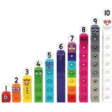 Imagine MathLink®Cubes Numberblocks in romana - Set de activitati de la 1 - 10