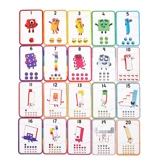 Imagine Puzzle - Invat sa numar de la 1 - 20 - Numberblocks