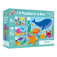 Imagine Set 4 puzzle-uri  - Oceanul vesel (2,3,4,5 piese)