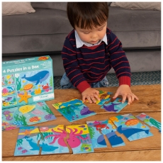 Imagine Set 4 puzzle-uri  - Oceanul vesel (2,3,4,5 piese)