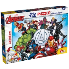 Imagine Puzzle de colorat -  Avengers (60 de piese)