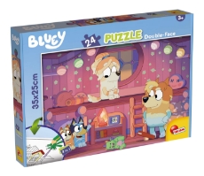 Imagine Puzzle de colorat - Bluey si ora de povesti (24 piese)