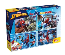 Imagine Puzzle de colorat maxi  - Spiderman (4 x 48 de piese)