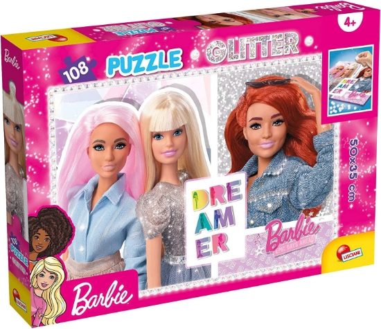 Imagine Puzzle GLITTER Barbie - Cele mai bune prietene (108 de piese)