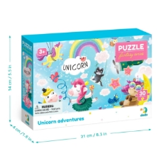 Imagine Puzzle - Aventurile magice ale unicornilor (30 piese)