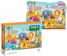 Imagine Puzzle - Minunatele animalute din Africa ( 60 piese)