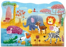 Imagine Puzzle - Minunatele animalute din Africa ( 60 piese)