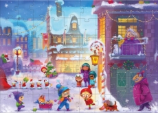 Imagine Puzzle - Orasul pregatit de Craciun (60 piese)