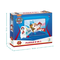 Imagine Puzzle 2 in 1 - Patrula Catelusilor in misiune (60 piese)